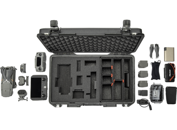 PELI AIR 1535 m/TrekPak+plukkskum Innv. mål: 518x284x183 mm