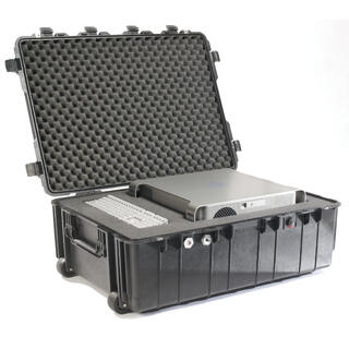 PELI CASE 1730 m/skum, sort Innv. mål: 864x610x318 mm