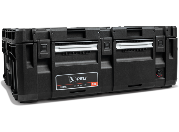 PELI CRATE 90 liter, sort