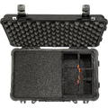 Peli Case 1510 sort m/skum+TrekPak Innv. mål: 502x279x193 mm