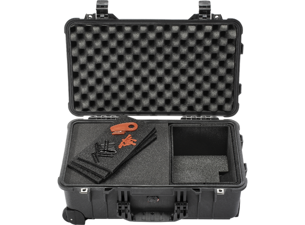 Peli Case 1510 sort m/skum+TrekPak Innv. mål: 502x279x193 mm