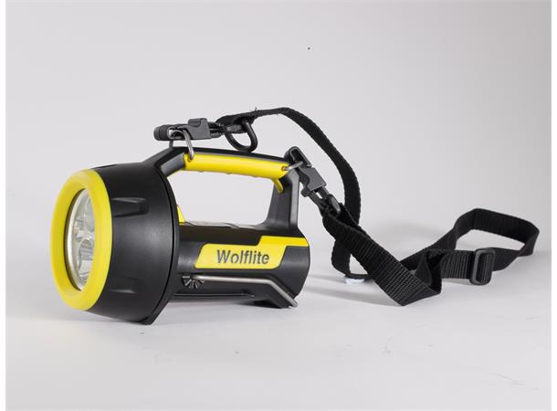WOLF XT70 Ex sone 1 oppladbar LED-lykt kompl 230V, to spredn., 2 lysstyrker