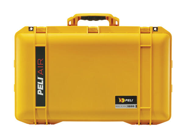 PELI Air Case 1555 gul, uten skum SPESIAL (MIN. 20 STK)