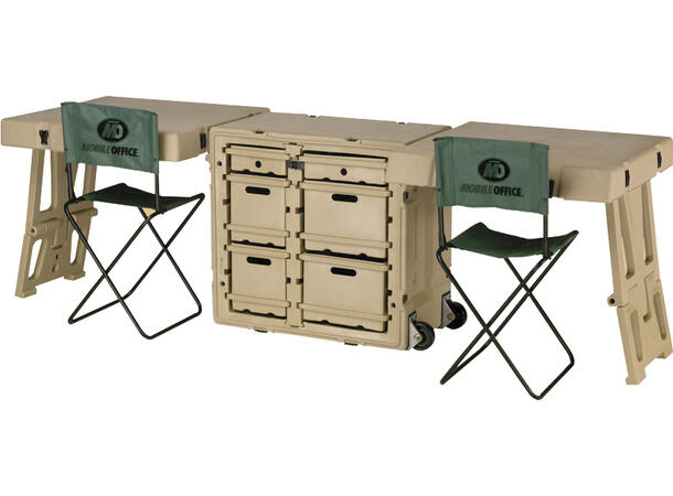 Peli dobbelt feltbord m/to stoler 474FLDDESKDD137