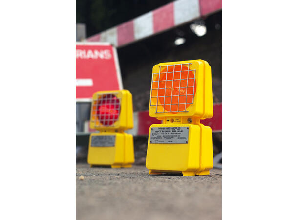 Wolf HL-95 Hazard Ex blinklampe inkl. batteri
