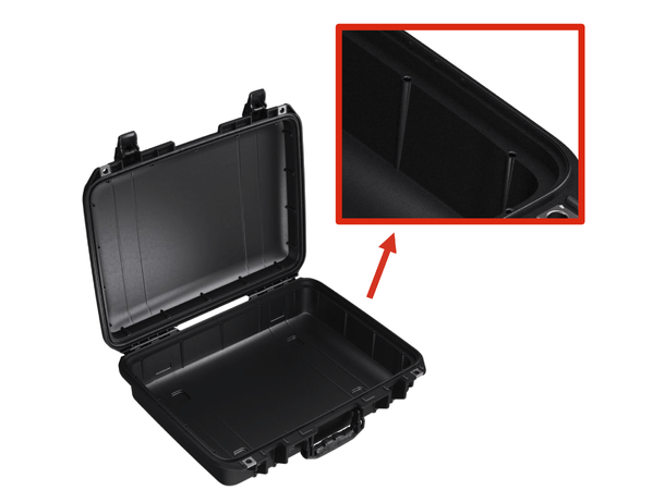 PELI AIR 1505 uten skum Innv. mål: 465x337x139 mm