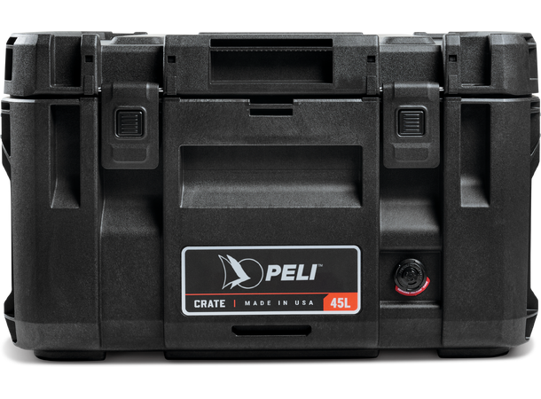 PELI CRATE 45 liter, sort