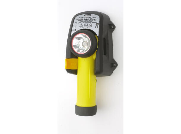 WOLF R50H oppladbar LED Ex-lykt Li-ion kompl. 230V
