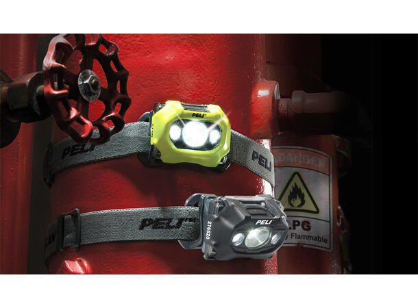 PELI 2765Z0 ATEX sone 0 LED-hodelykt, gul