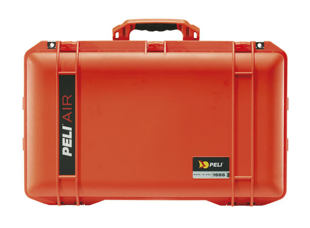 PELI Air Case 1555 oransje, uten skum SPESIAL (MIN. 20 STK)