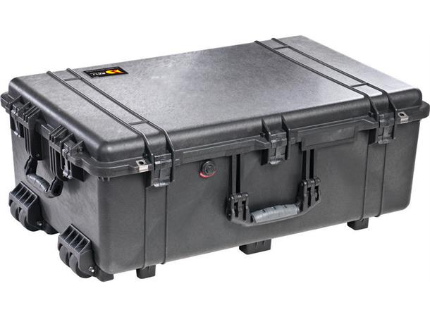 PELI CASE 1650 sort uten skum Innv. mål: 722x442x270 mm