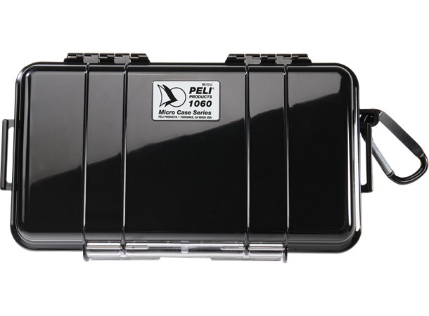 PELI 1060 MICRO CASE sort Innv. mål: 209x108x57 mm