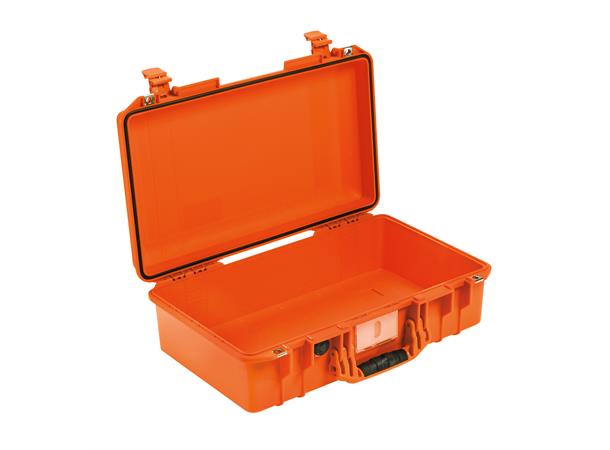 PELI Air Case 1525 oransje, uten skum Innv. mål: 521x287x172 mm
