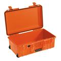 PELI Air Case 1535 oransje, uten skum Innv. mål: 518x285x183 mm
