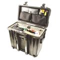 PELI CASE 1440 m/kontorskillevegger,sort Innv. mål: 434x191x406 mm