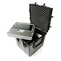 PELI CUBE CASE 0370, sort m/skum Innv. mål: 610x610x610 mm