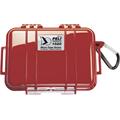 PELI 1020 MICRO CASE rød (300STK) innv. mål: 137x92x43 mm