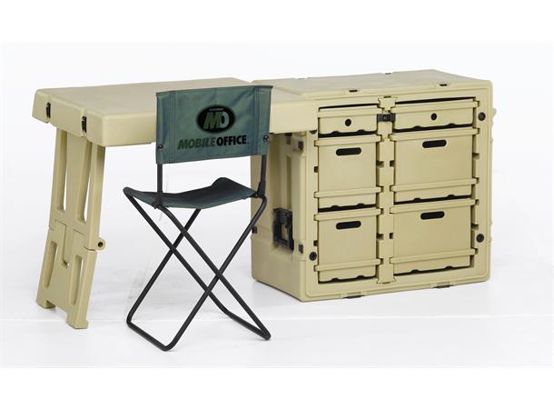 Peli Hardigg Singel Field Desk, grønn