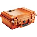 PELI CASE 1450 m/skum, oransje Innv. mål: 374x260x154 mm