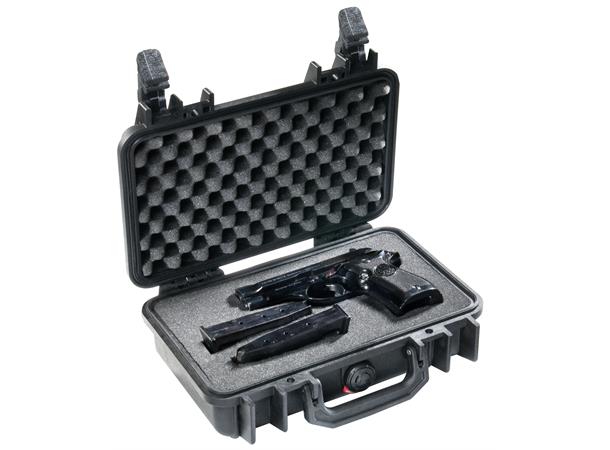 PELI CASE 1170 m/skum, sort Innv. mål: 268x153x80 mm