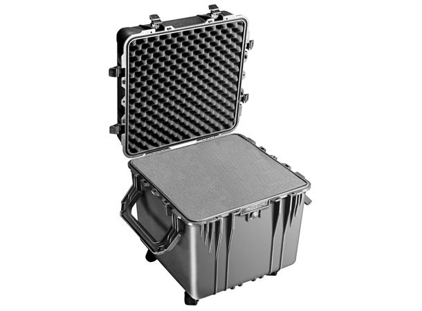 PELI CUBE CASE 0340, sort m/skum Innv. mål: 457x457x457 mm
