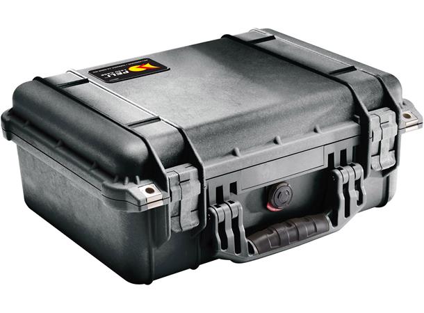 PELI CASE 1450 sort uten skum Innv. mål: 374x260x154 mm