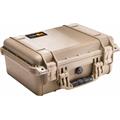 PELI CASE 1450 Desert Tan uten skum Innv. mål: 374x260x154 mm