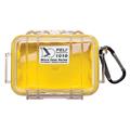 PELI 1010 MICRO CASE gul/klar innv. mål: 111x75x43 mm
