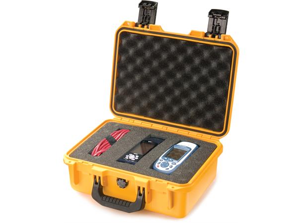 PELI STORM CASE iM2100 m/skum, gul Innv. mål: 330x234x152 mm