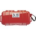 PELI 1030 MICRO CASE rød (MIN 300 STK) Innv. mål: 165x70x52 mm