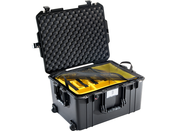 PELI Air Case 1607 med skillevegger Innv. mål: 535x402x295 mm