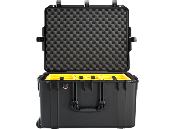 PELI Air Case 1607 med skillevegger Innv. mål: 535x402x295 mm