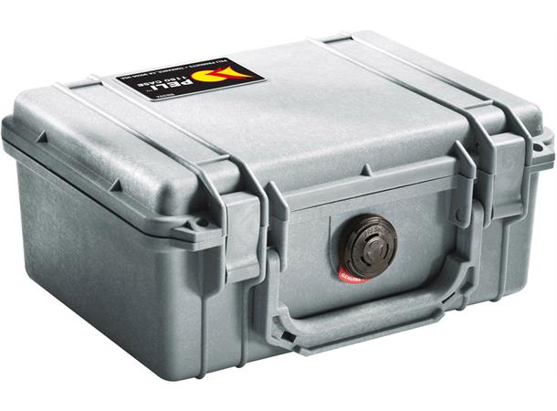 PELI CASE 1150, grå uten skum Innv. mål: 211x147x95 mm
