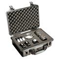 PELI CASE 1500 m/skum, sort Innv. mål: 428x286x155 mm