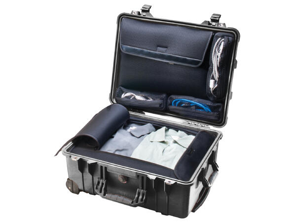 PELI CASE 1560LOC m/PC-innlegg Innv. mål: 506x380x229 mm
